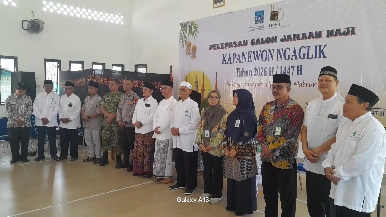 Pelepasan 174 Calon Haji Ngaglik 2026, KUA Tegaskan Komitmen Pelayanan Prima