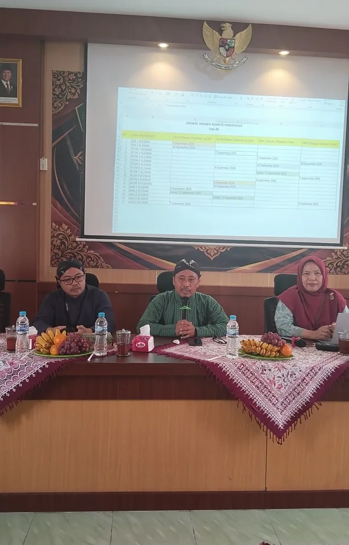 Rakorpim Madrasah se-Kabupaten Sleman, Kakan Kemenag Tekankan Kekhasan Layanan dan Digitalisasi Tata Kelola