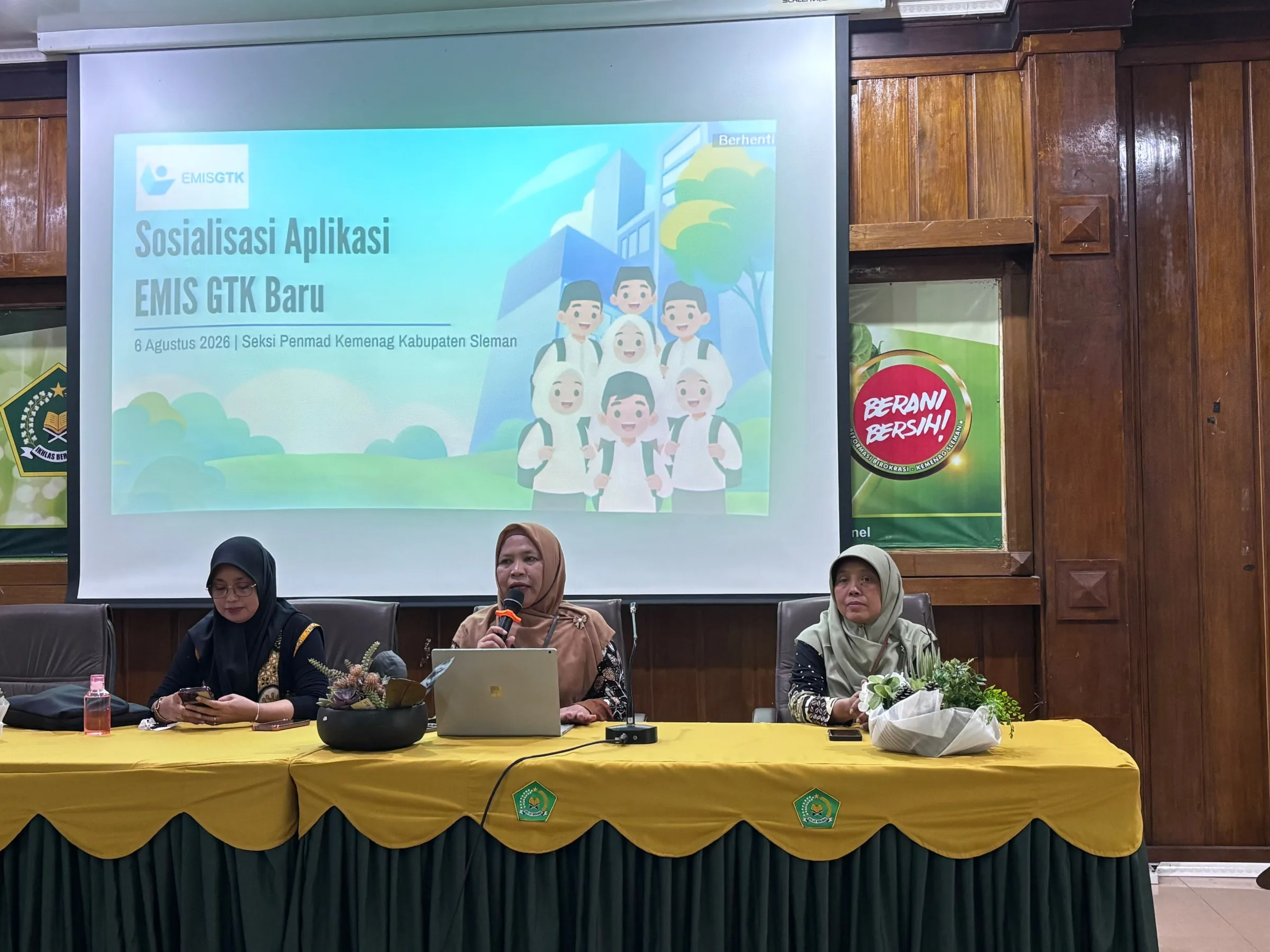 EMIS GTK Baru Diluncurkan, Kemenag Sleman Siapkan Layanan Pendidikan Makin Berkualitas