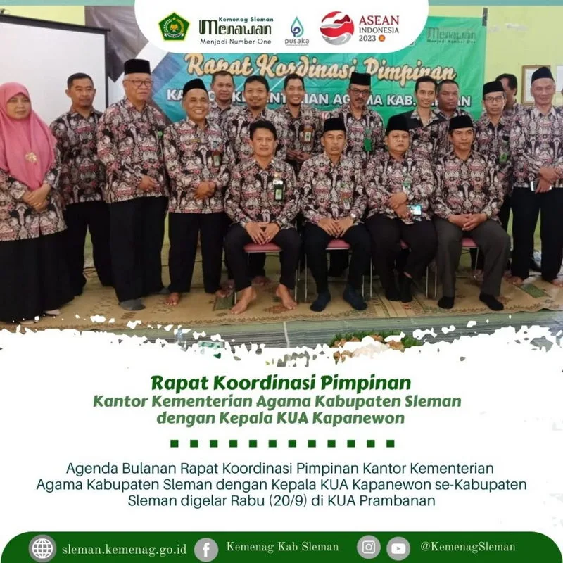 Rakorpim KUA Kapanewon, Kakan Ingatkan Bijak Bermedia Sosial