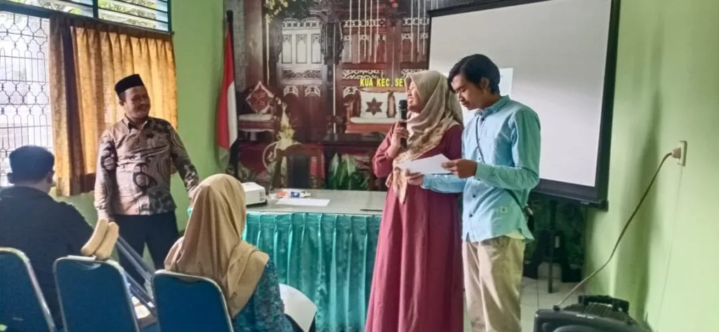 KUA Seyegan Adakan Binwin Bagi Milenial Dengan Metode Partisipatif