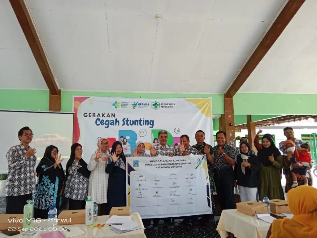 KUA Moyudan Ikut Serta dalam Penggalangan Komitmen Pencegahan dan Penurunan Stunting Kapanewon Moyudan