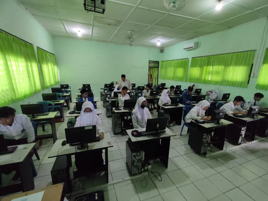 Gladi Bersih Hari Pertama Asesmen Nasional 2023 di MTsN 8 Sleman