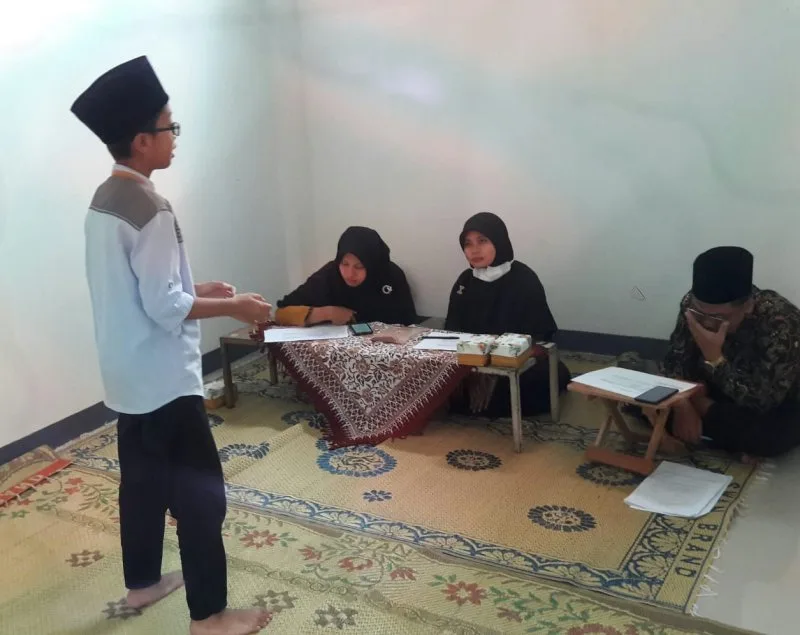 Mengabdi untuk Negeri Membawa Rizqy Nasir kelas 7A MTs N 8 Sleman Menjadi Juara 1 Dai Cilik
