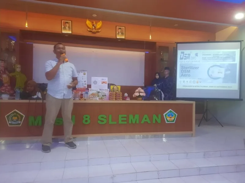 Guru dan Pegawai MTs N 8 Sleman Antusias Ikuti Sosialisasi DSM Aero