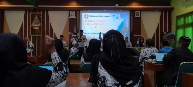Guru MTs N 8 Sleman Ikuti Pembukaan Bimtek PGRI Kabupaten Sleman