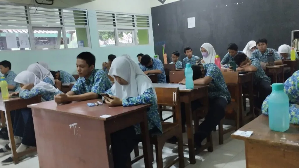 PAS dan SAS MTsN 6 Sleman Hari Pertama Berlangsung Lancar