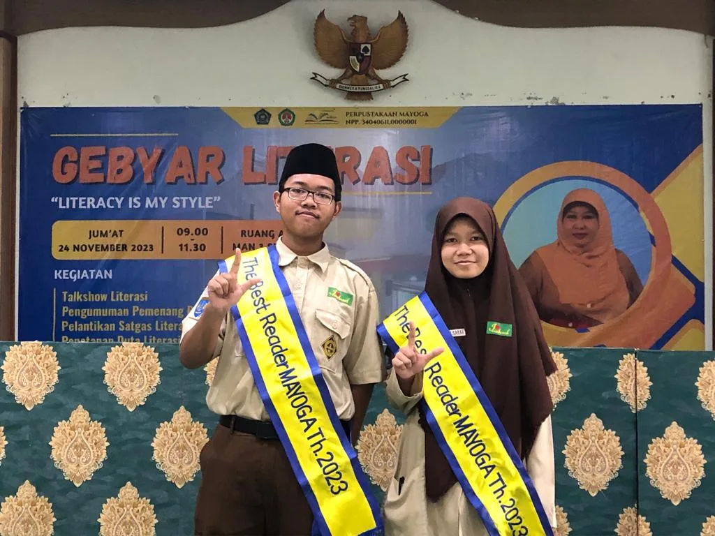 Gebyar Literasi MAN 3 Sleman Umumkan Best Reader Tahun 2023