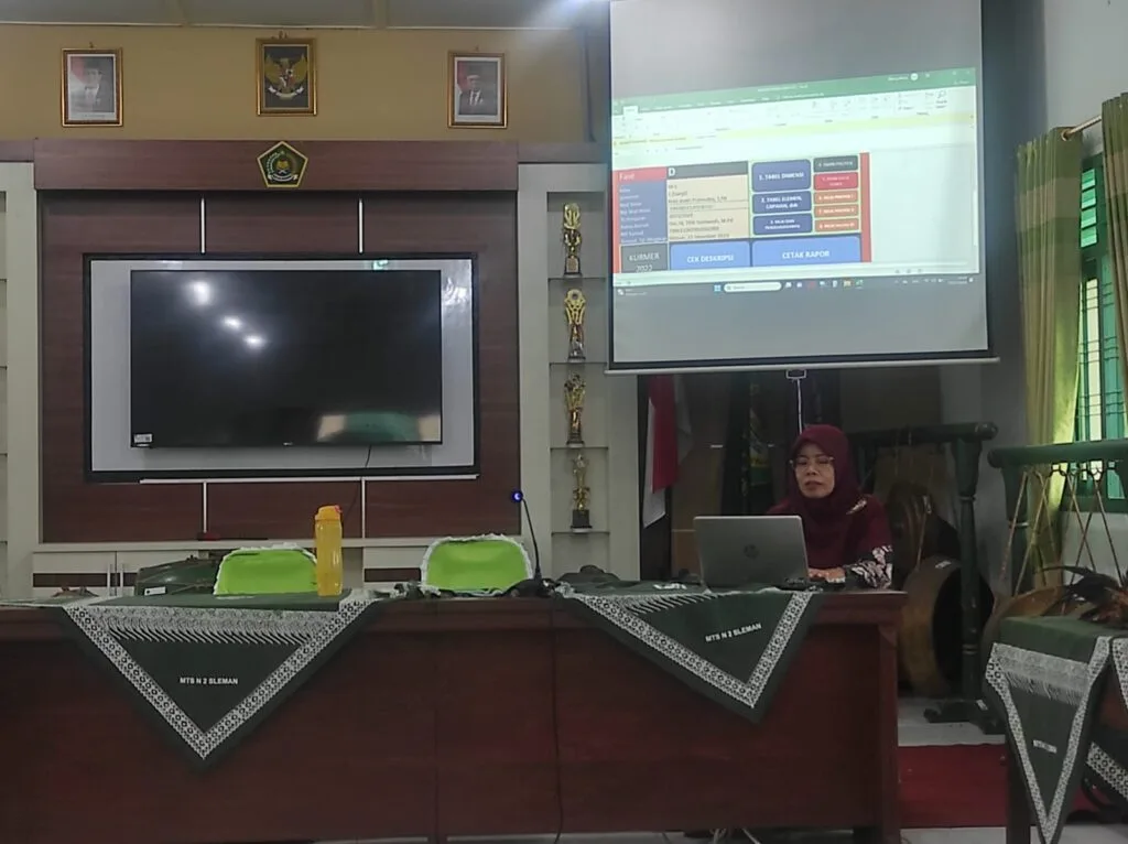 MTsN 2 Sleman Gelar Rapat Koordinasi Terkait Penyusunan Rapor P5P2RA