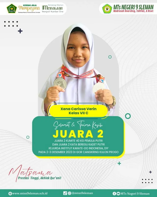 Xena, Atlet Karate Berprestasi, Bagikan Inspirasi dan Pengalaman