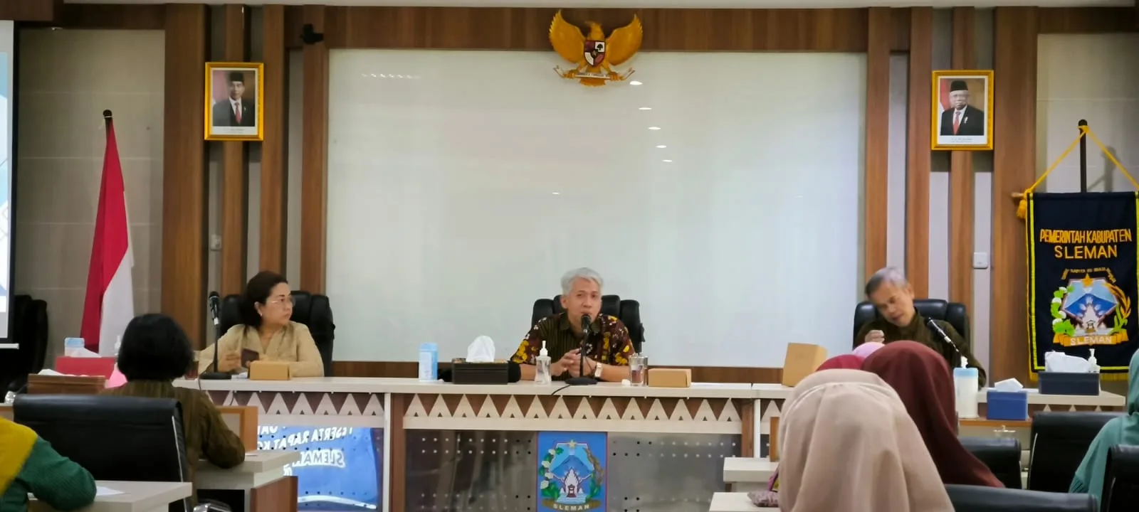 Kepala MTsN 8 Sleman Hadiri Sosialisasi SOS Bersama Perpusda Sleman