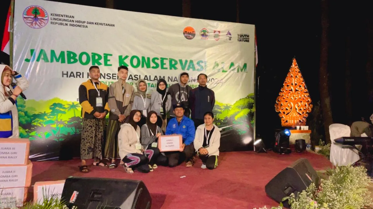 Gilang Ramdani Wakili MAN 5 Sleman di Hari Konservasi Alam Nasional 2024
