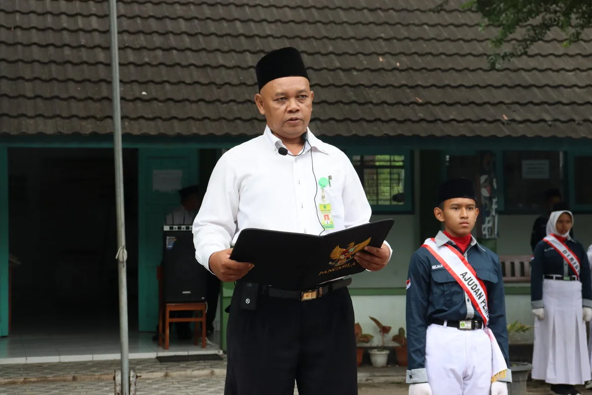 Wujud Nasionalisme, MTsN 7 Sleman Gelar Upacara Hari Kesaktian Pancasila
