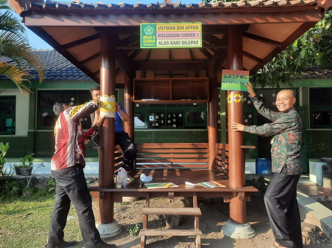 MTsN 8 Sleman Hadirkan Gasebo Pojok Literasi (Gaspol)