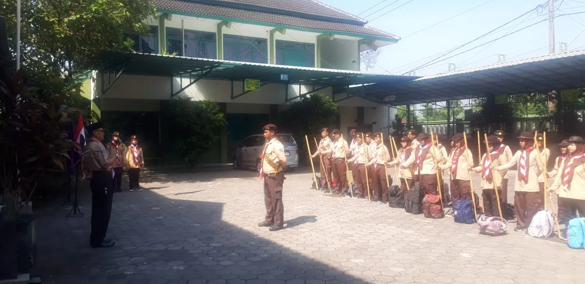 Dewan Ambalan Kelas XI MAN 5 Sleman Ikuti Napak Tilas Rute Juang Nyi Ageng Serang