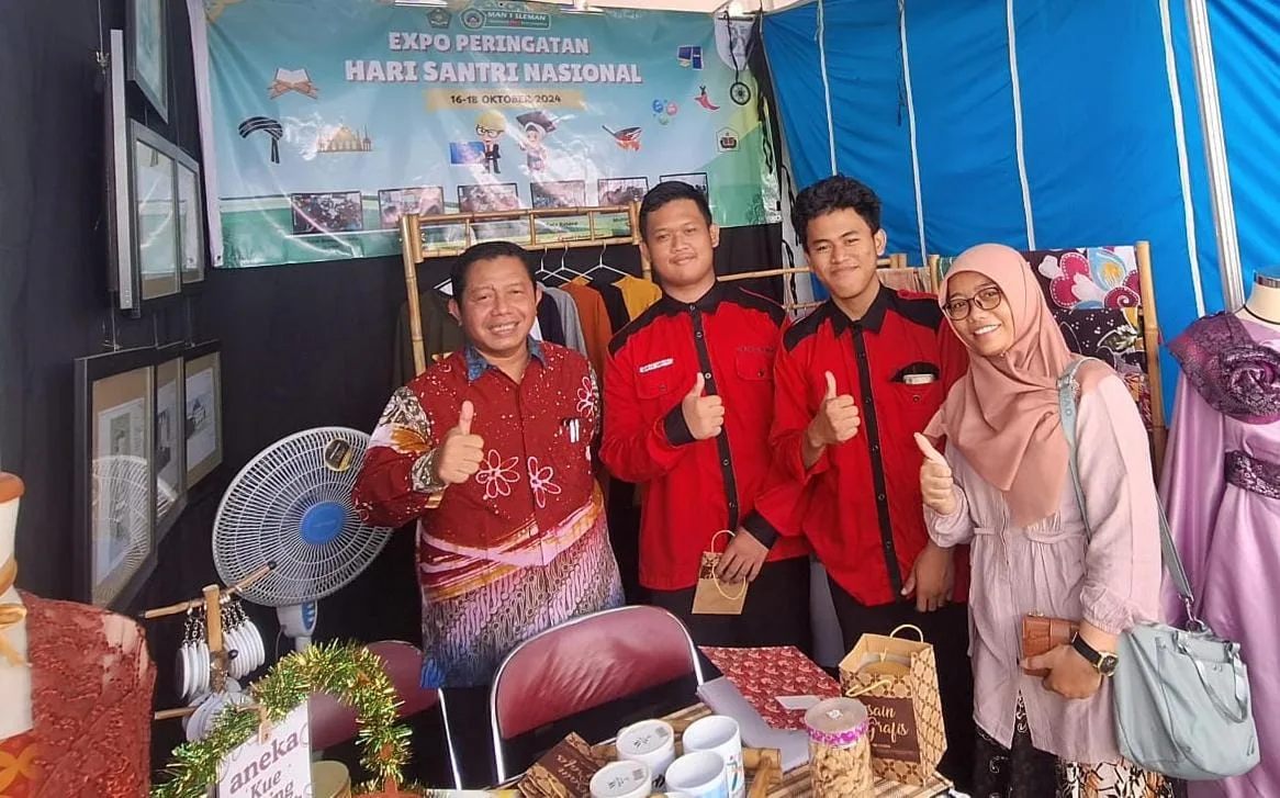 MAN 1 Sleman Meriahkan Ekspo Peringatan Hari Santri