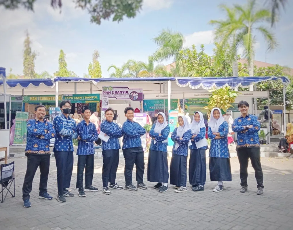 Siswa MTsN 8 Sleman Pelajari Kewirausahaan di Expo Kemandirian Pesantren 2024