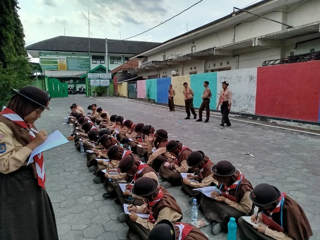 Majelis Penggalang MTs Negeri 3 Sleman Gelar Seleksi Lanjutan