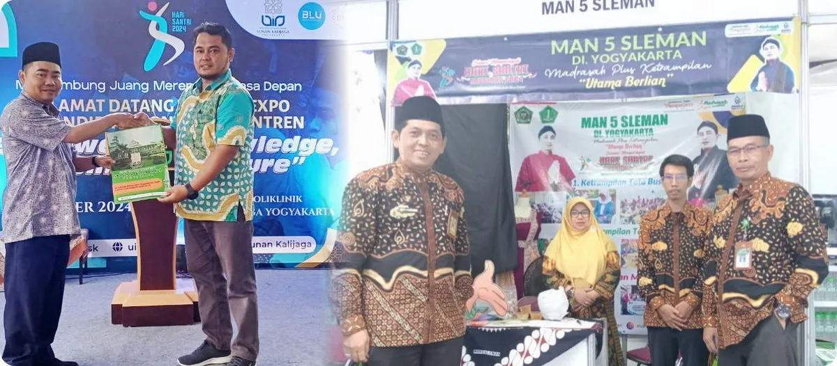 MAN 5 Sleman Raih Stand Terkreatif di Expo Hari Santri 2024