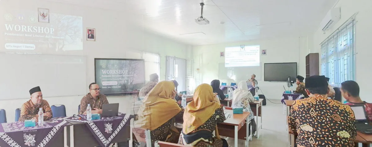 Menuju Pembelajaran Berbasis Literasi dan Numerisasi: MTsN 1 Sleman Gelar Workshop