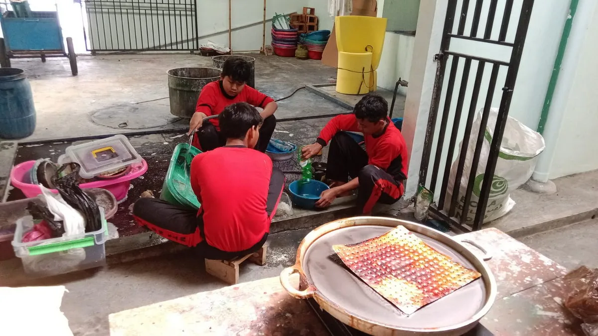 MTs Negeri 8 Sleman Ciptakan Bengkel  Batik  Yang Kondusif Dan Nyaman