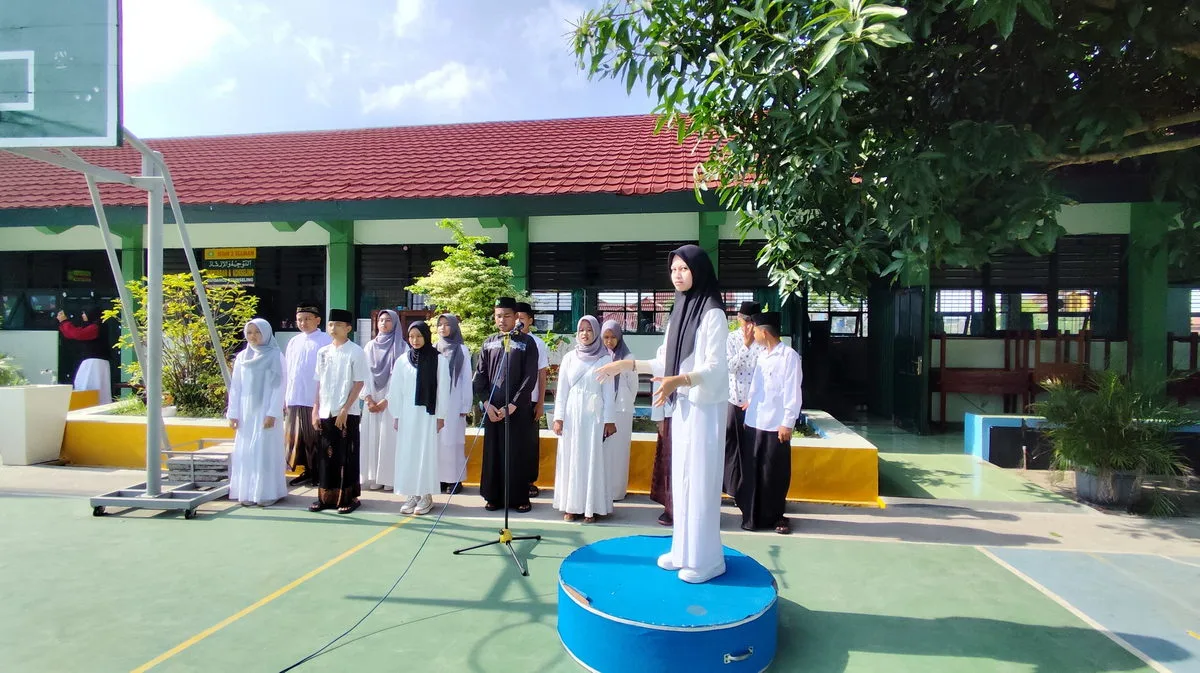 Tunjukkan Cinta Tanah Air, MTs Negeri 3 Sleman Senandungkan Lagu Syubbanul Wathan