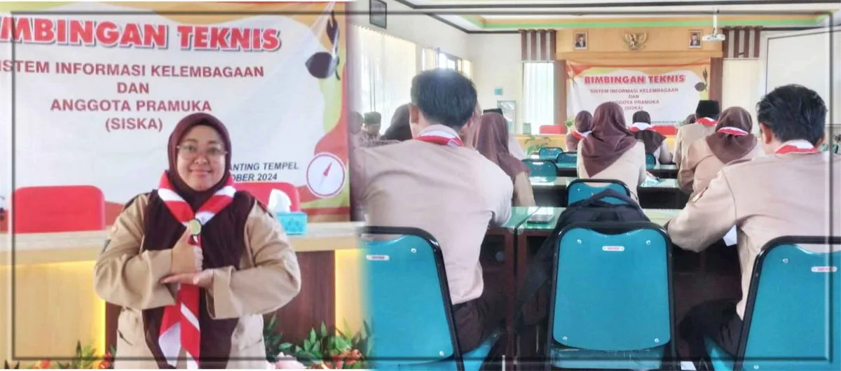 Pembina Pramuka MTsN 2 Sleman Ikuti Bimtek Siska di SMK Ma’arif 2 Sleman