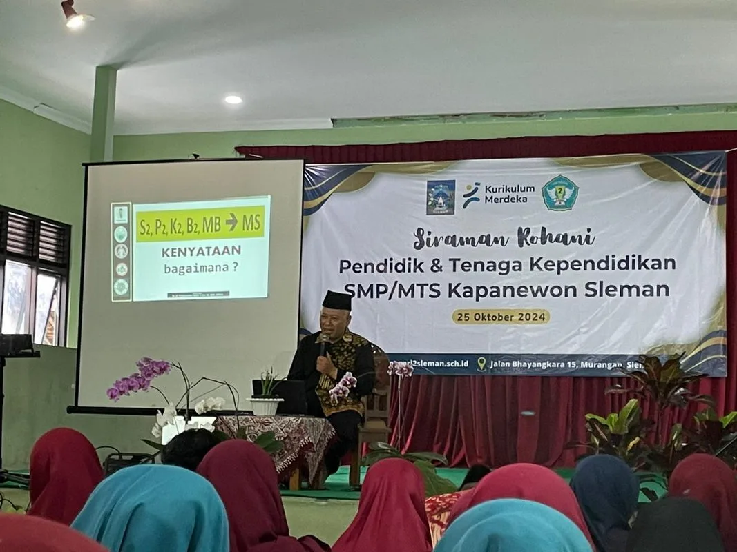 Siraman Rohani Kapanewon Sleman, MTsN 4 Sleman Belajar Merawat Kesehatan Secara Holistik Integratif
