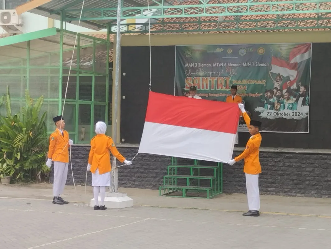 Upacara Sumpah Pemuda di MTsN 6 Berjalan dengan Khidmat