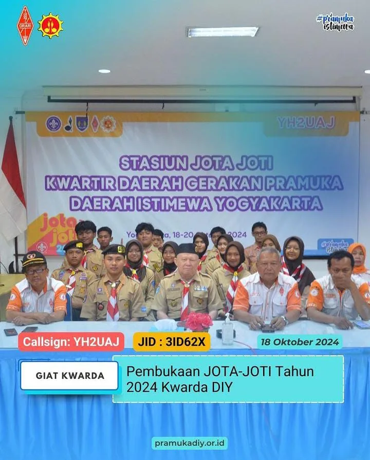 Empat Siswa MAN 5 Sleman Ikuti Kegiatan JOTA-JOTI 2024 di Graha DKD DIY