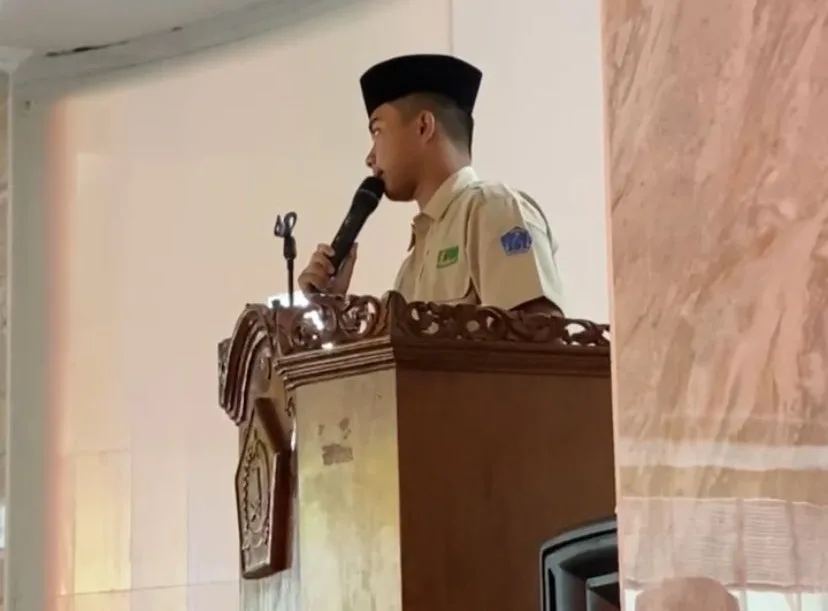 Kultum Terakhir, Ketua Dewa MAN 3 Sleman Sampaikan Permohonan Maaf