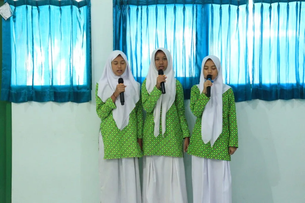 Siswa MTs Negeri 9 Sleman Memukau Tamu Rapat Koordinasi Pimpinan Madrasah Kemenag Sleman