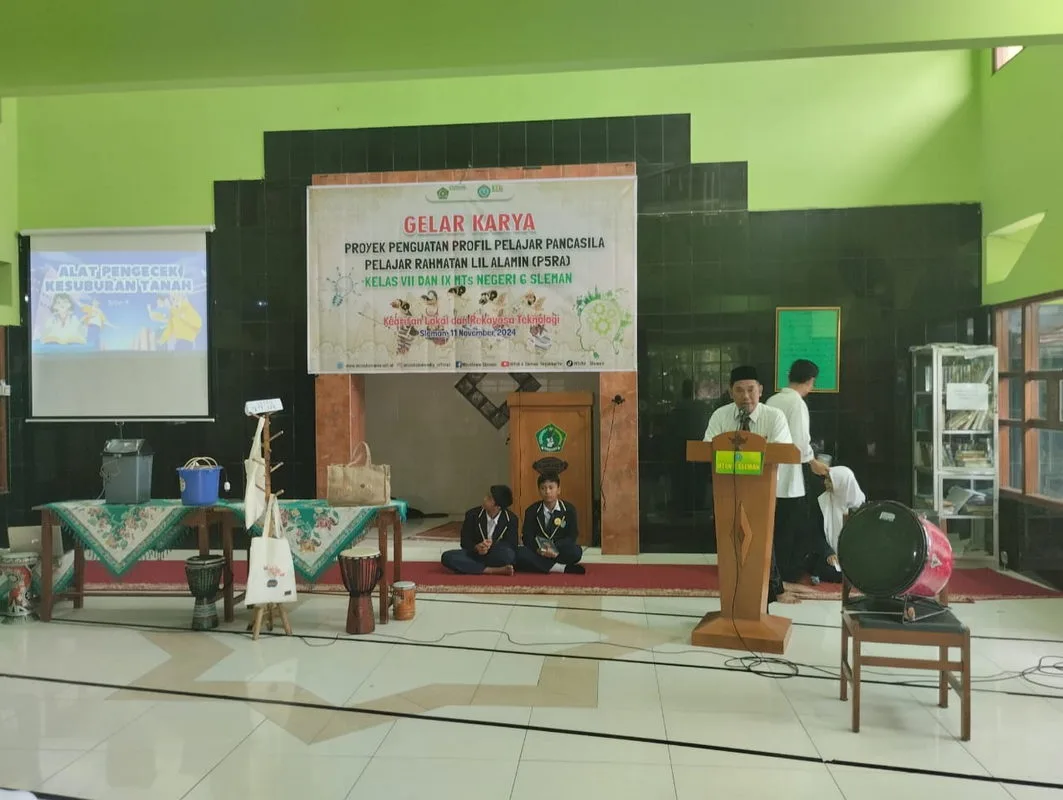 Gelar Karya P5RA MTsN 6 Sleman Resmi Dibuka Kamad