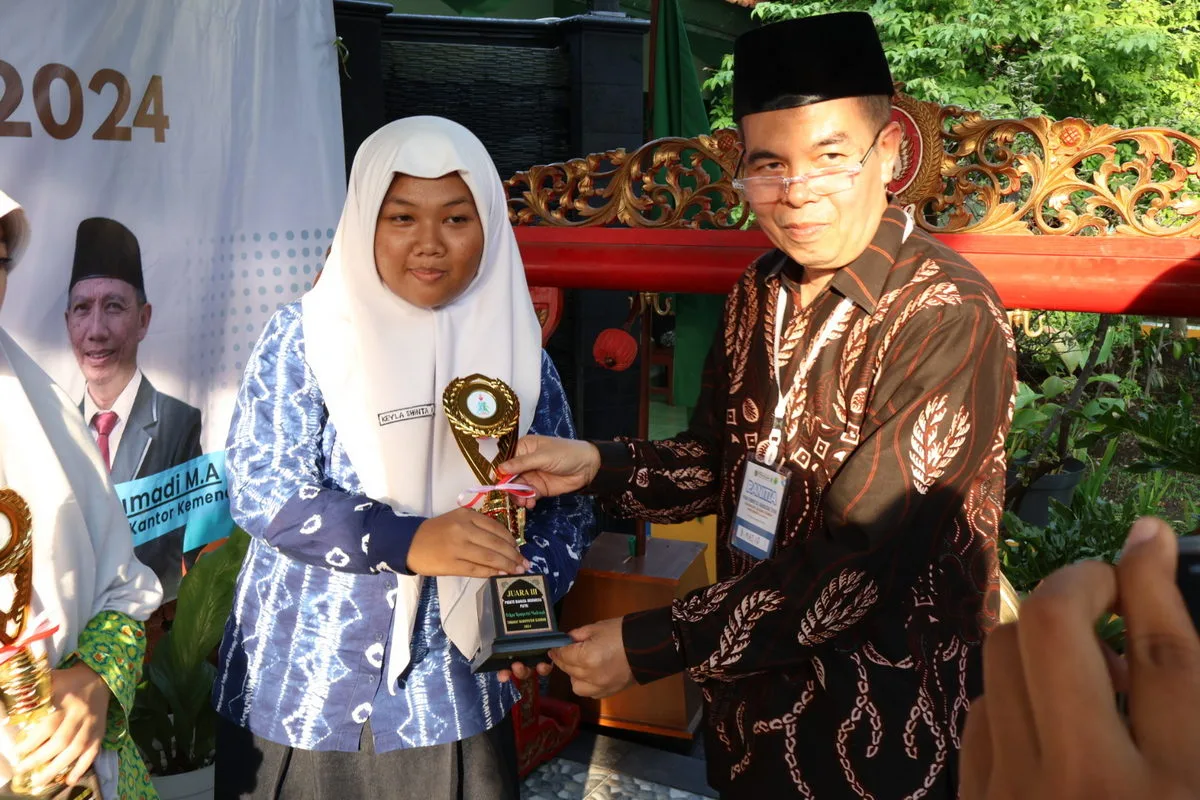 Keyla Shinta Maharani, Siswa MTsN 8 Sleman Raih Juara 3 Lomba Pidata Bahasa Indonesia di Ajang Pekan Kompetisi Madrasah (PKM) 2024