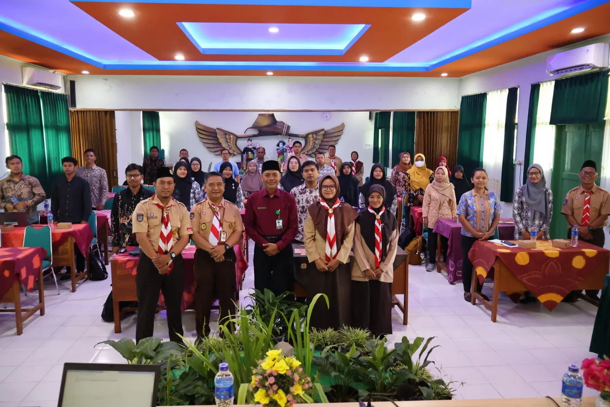MTsN 8 Sleman Jadi Tuan Rumah Bimtek SISKA Gerakan Pramuka Kapanewon Prambanan