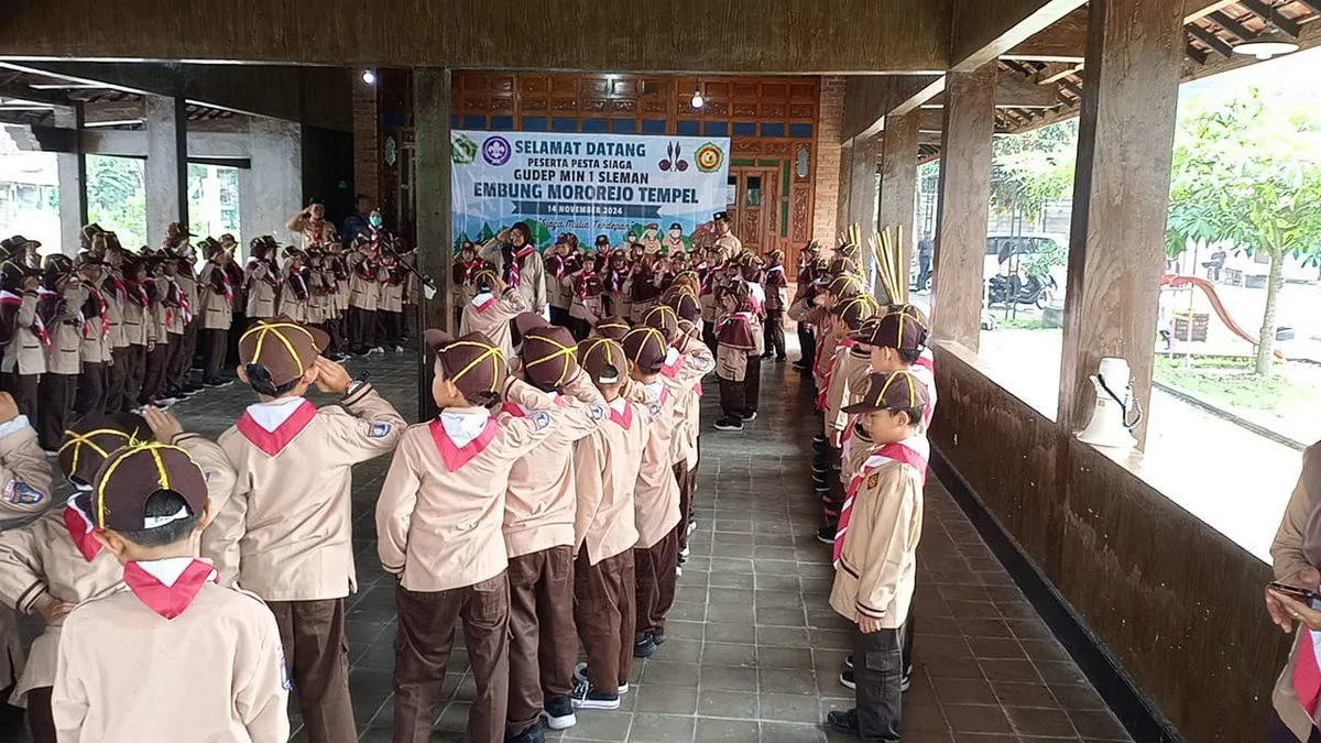 Pesta Siaga dan Gelar Karya MIN 1 Sleman: Keceriaan Kelas 1 dan 2 di Embung Mororejo
