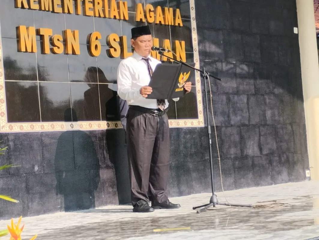 Jazim Kholis Sebut Siswa MTsN 6 Semangat Harus Ada Semangat dalam Menjalani Kehidupan
