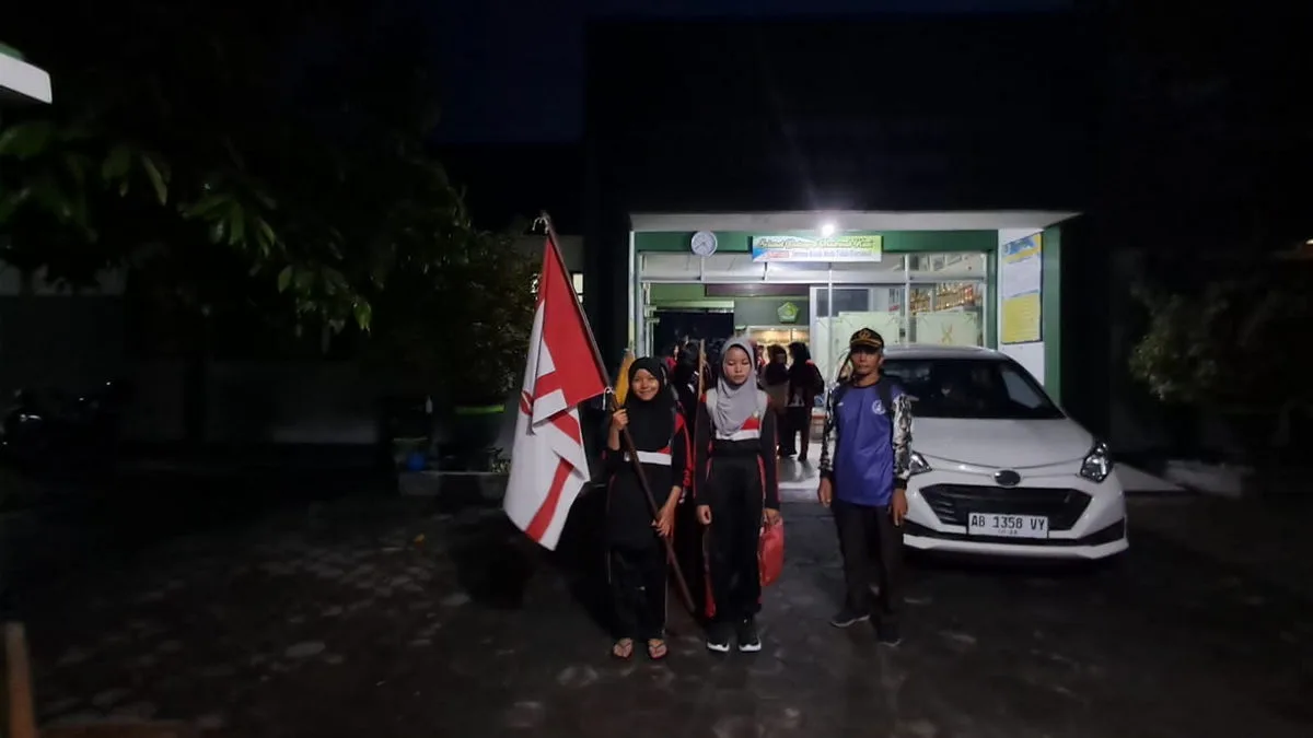 Menguatkan Akhlak Mulia, MTsN 1 Sleman Gelar Jelajah Alam Pramuka Bertema Lingkungan