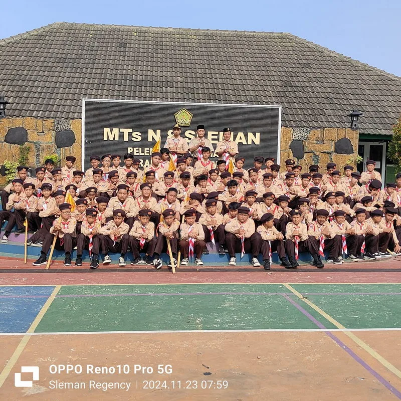 Gugus Depan 09.047-09.048 MTsN 8 Sleman Gelar Lomba Tingkat I (LT1) 2024