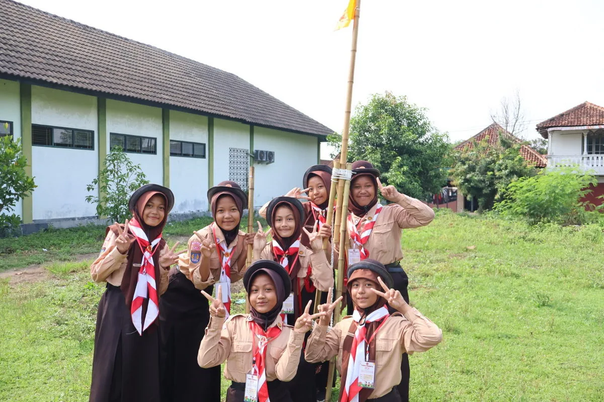Serunya Tantangan Pionering di Lomba Tingkat I Gugus Depan MTsN 8 Sleman
