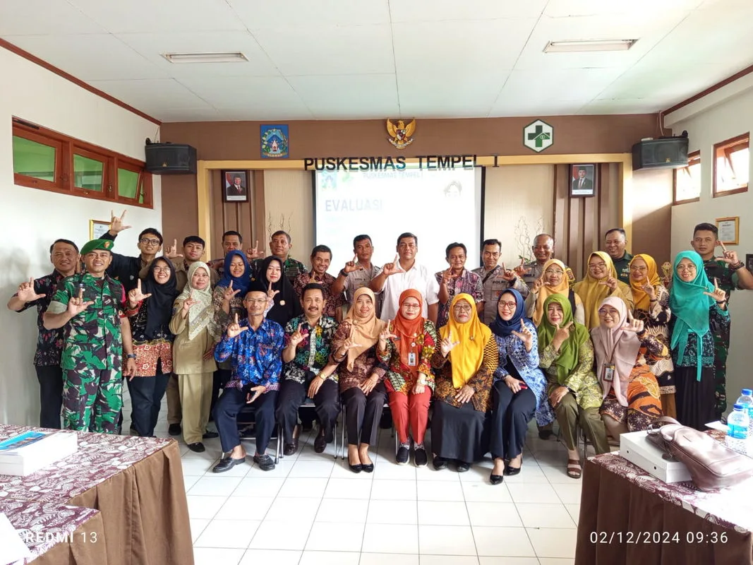 Koordinator UKS MTsN 2 Sleman Ikuti Evaluasi Imunisasi JE di Puskesmas Tempel
