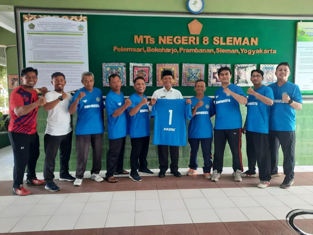 Tim Voli MTsN 8 Sleman Siap Berlaga di Turnamen Hari Amal Bakti Ke-79 Kemenag Sleman