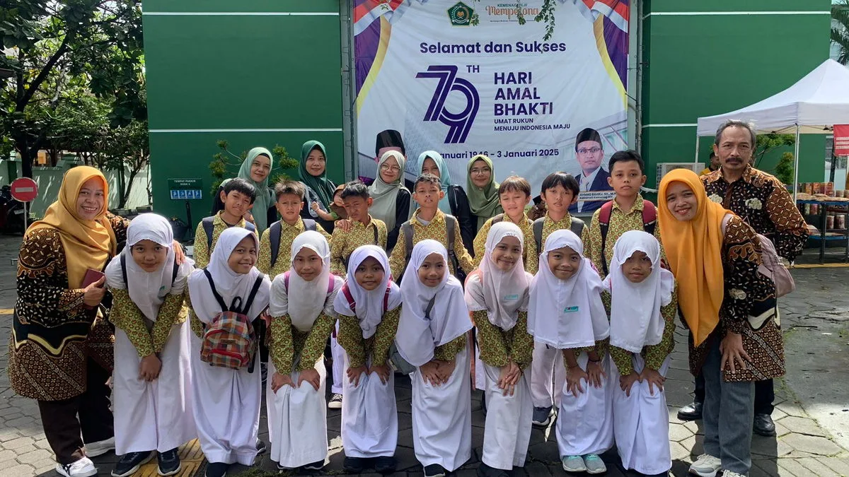 MIN 1 Sleman Kunjungi HAB Fest 2024 di Kanwil Kemenag DIY