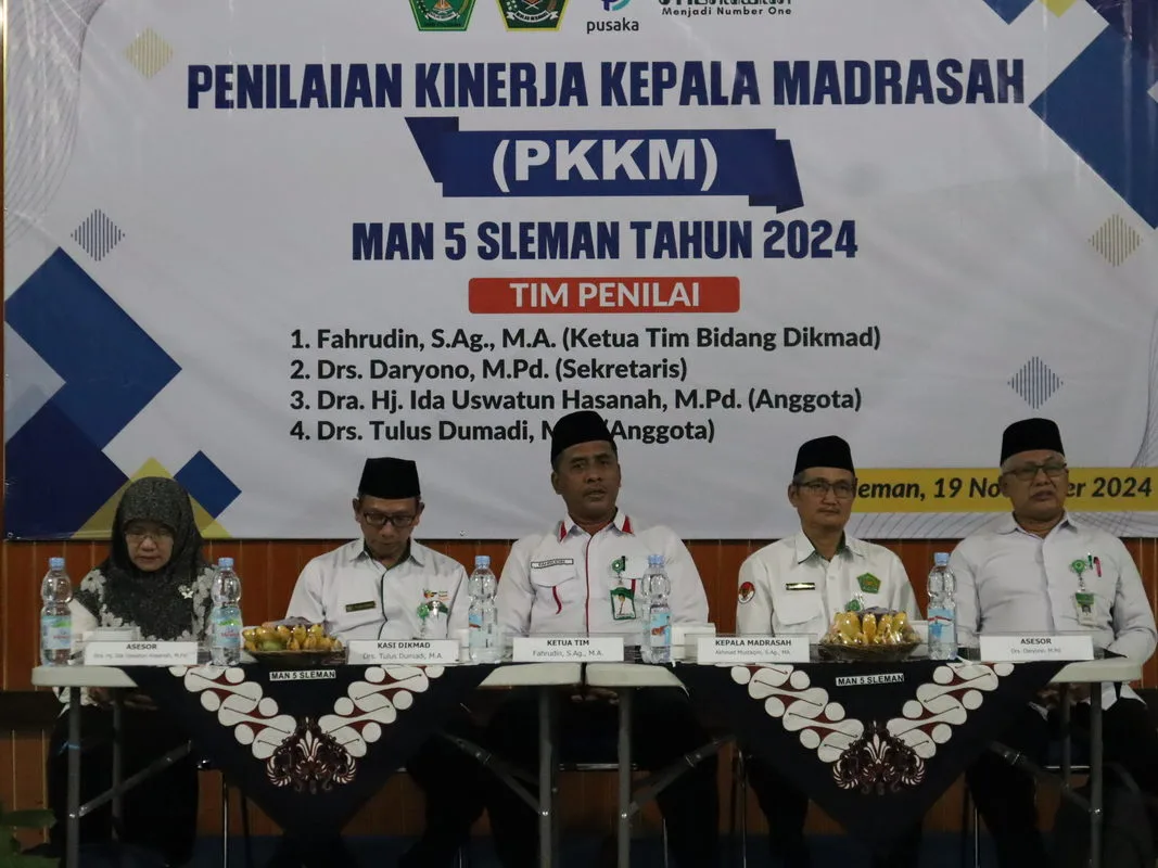 Penilaian Kinerja Kepala Madrasah MAN 5 Sleman Tahun 2024 Berjalan Lancar dan Efektif