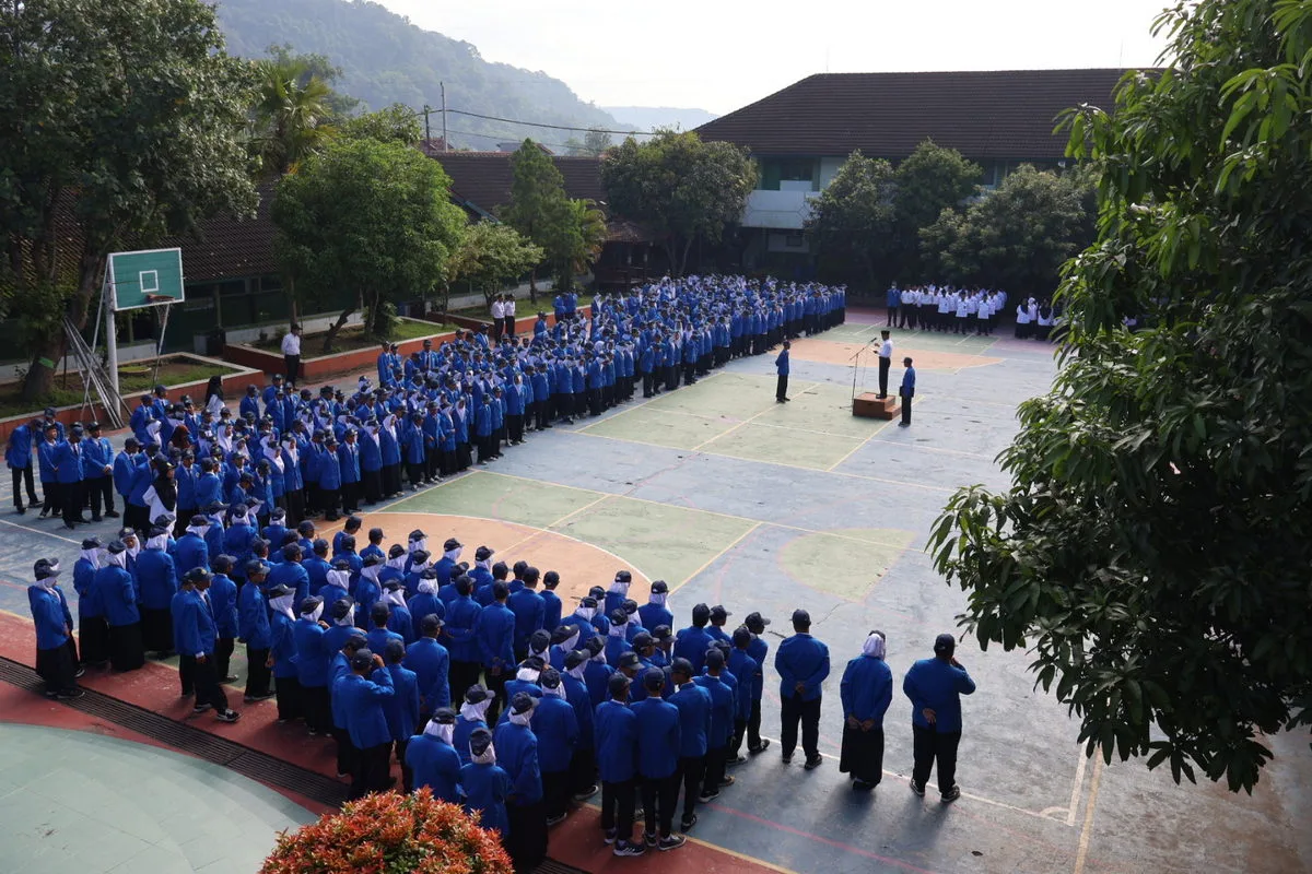 Upacara HAB Ke-79 Kemenag di MTsN 8 Sleman Berlangsung Khidmat