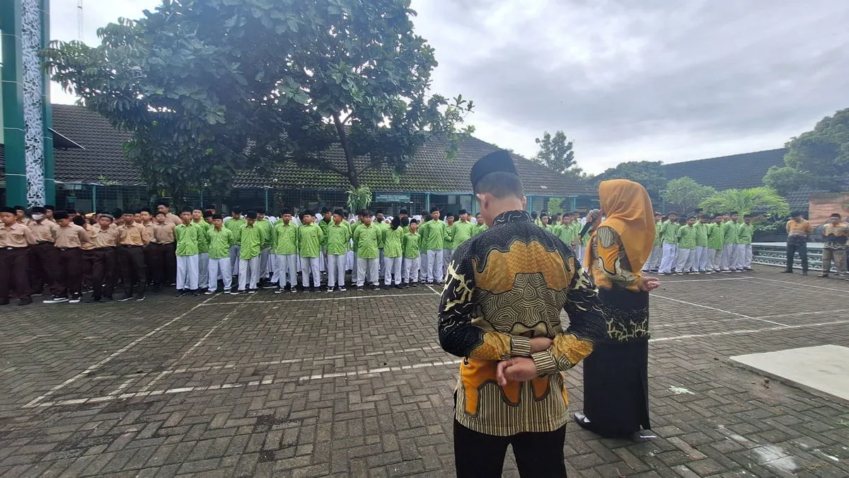MTsN 9 Sleman Gelar Apel Dimulainya Semester Genap