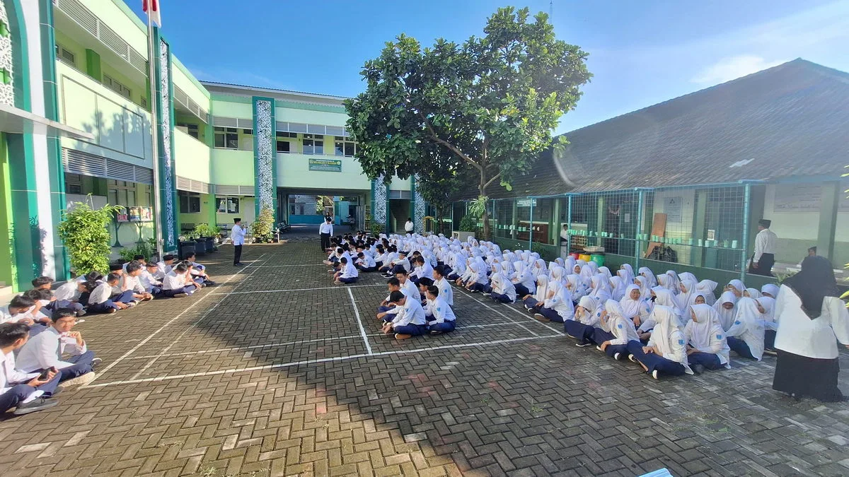 JELANG PERSIAPAN STUDI LITERASI BUDAYA KE BALI, MTsN 9 SLEMAN ADAKAN APEL
