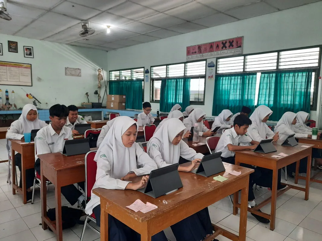 ASAS Kelas IX LBSC MTsN 4 Sleman Berjalan Lancar dan Tertib