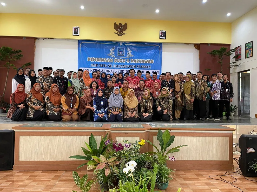 Sinergi Membangun Pendidikan, MTsN 4 Sleman Ikut Serta dalam Pembinaan Guru dan Pegawai se-Kapanewon Sleman
