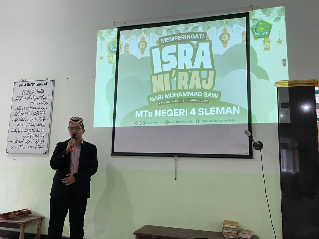 MTsN 4 Sleman Gelar Mujahadah dan Pengajian Isra Mi’raj Nabi Muhammad SAW